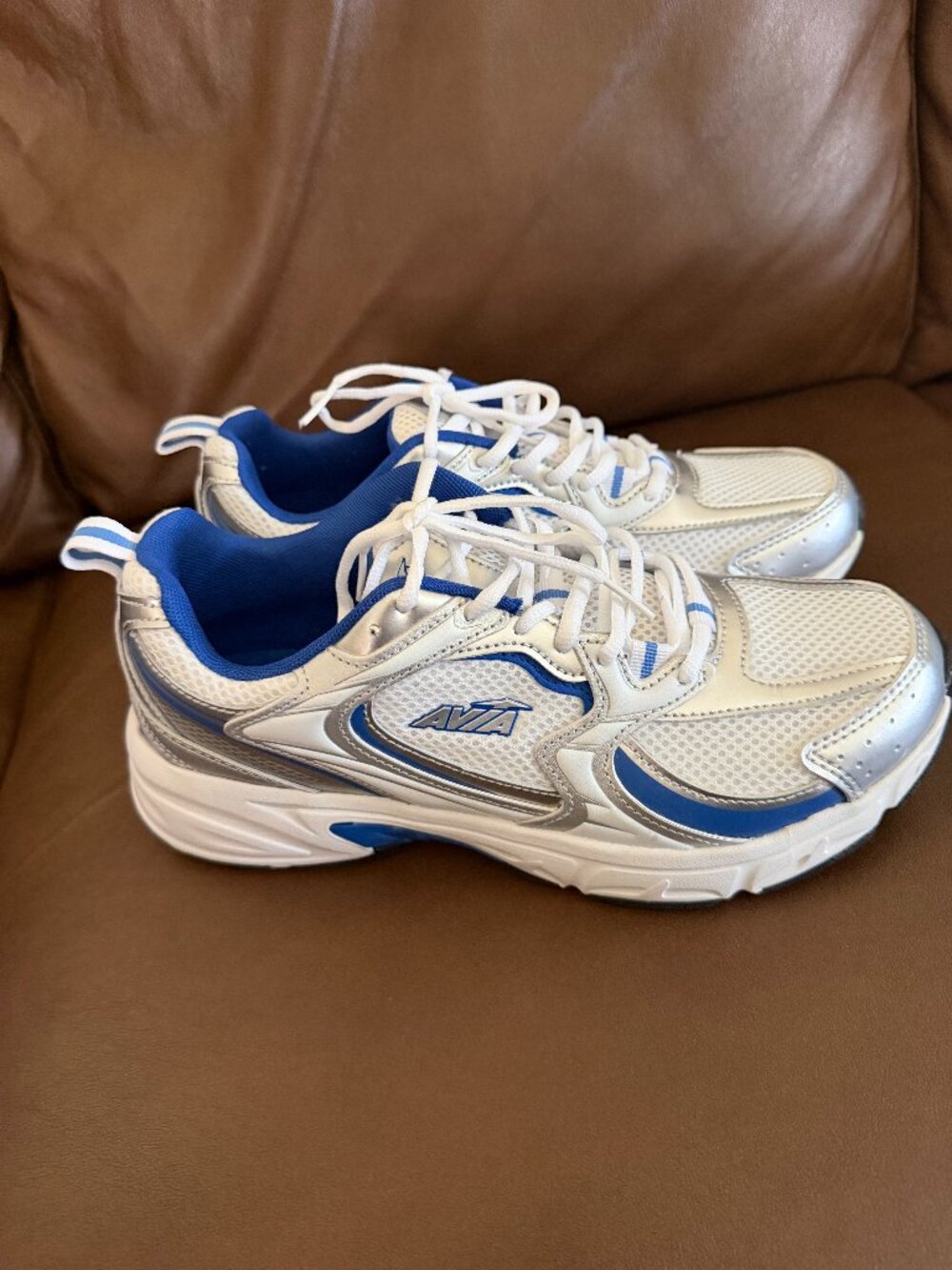 Avia Women's 5000 Sneakers Lightweight Odor Control Shoes Blue 10W